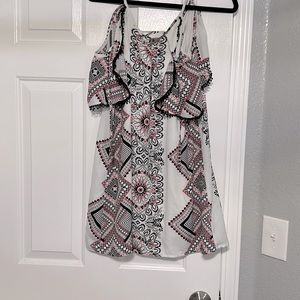 Black/Pink and White dress, Size Small, Like new (wore once)